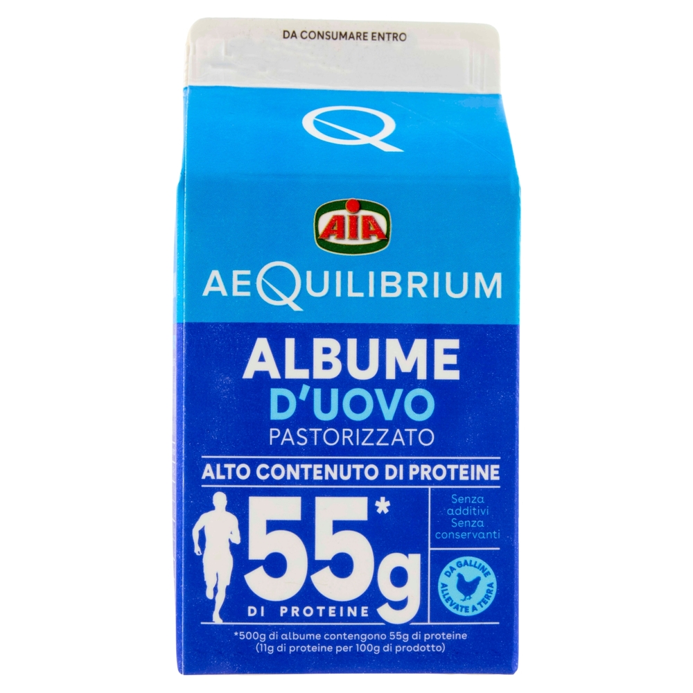 Aia aeQuilibrium Albume d'Uovo Pastorizzato 500 g